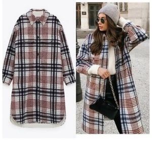 Zara plaid overshirt